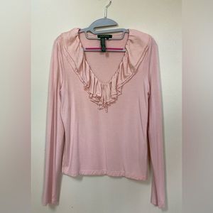 Ralph Lauren top/pull over .  Color is light pinkish.